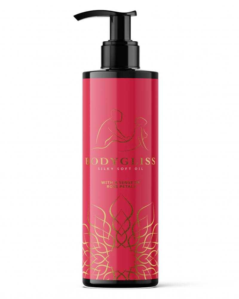 Produktfoto för BodyGliss Massage Oil And Lubricant Rose Petals 150 ml