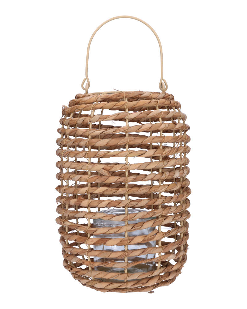 Lantern Natural Cattail 22X31C 1 stk.