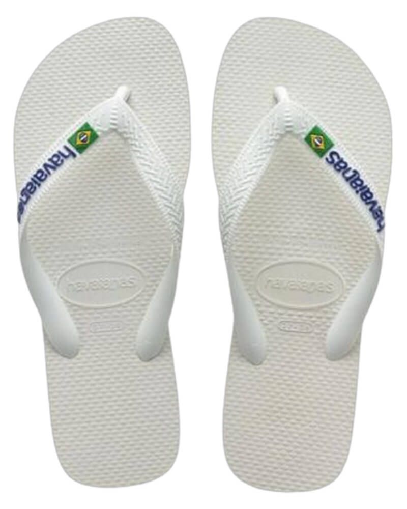 Havaianas Brasil Logo White BR 39/40