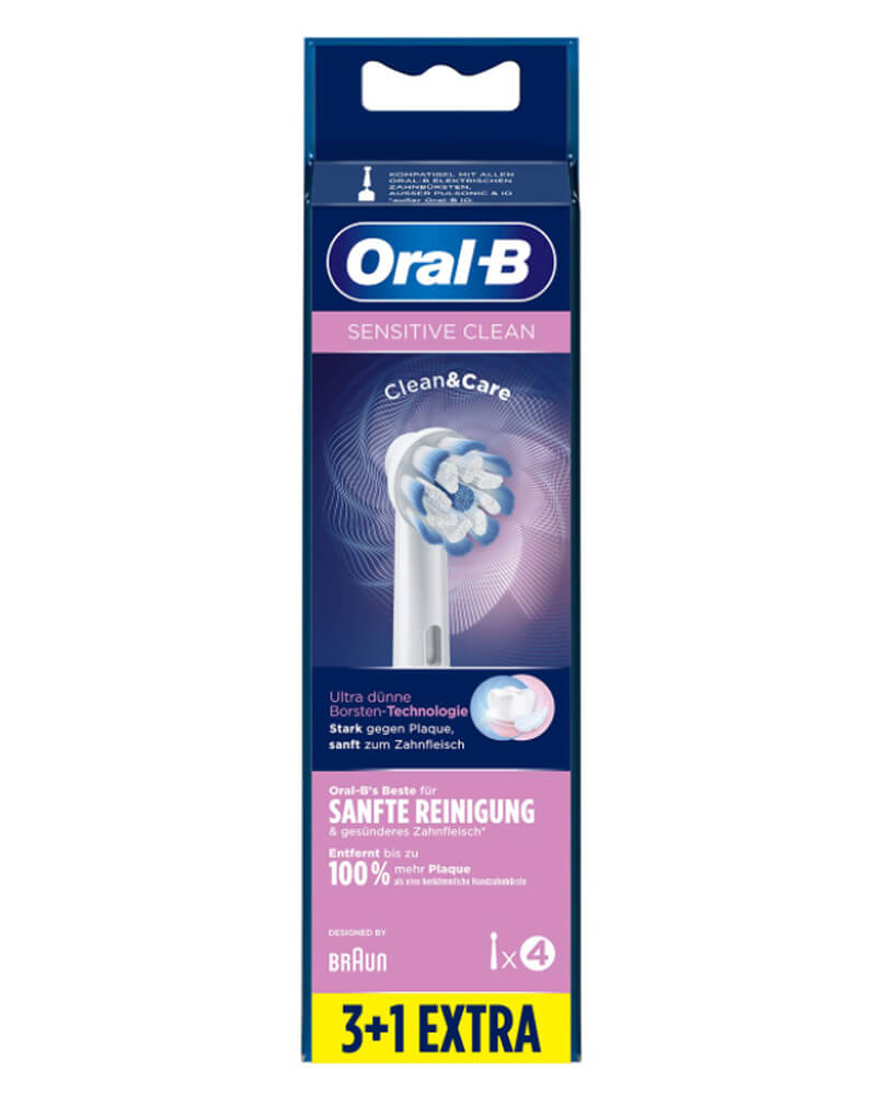 Oral B Sensitive Clean 4pcs Brush Heads   4 stk.