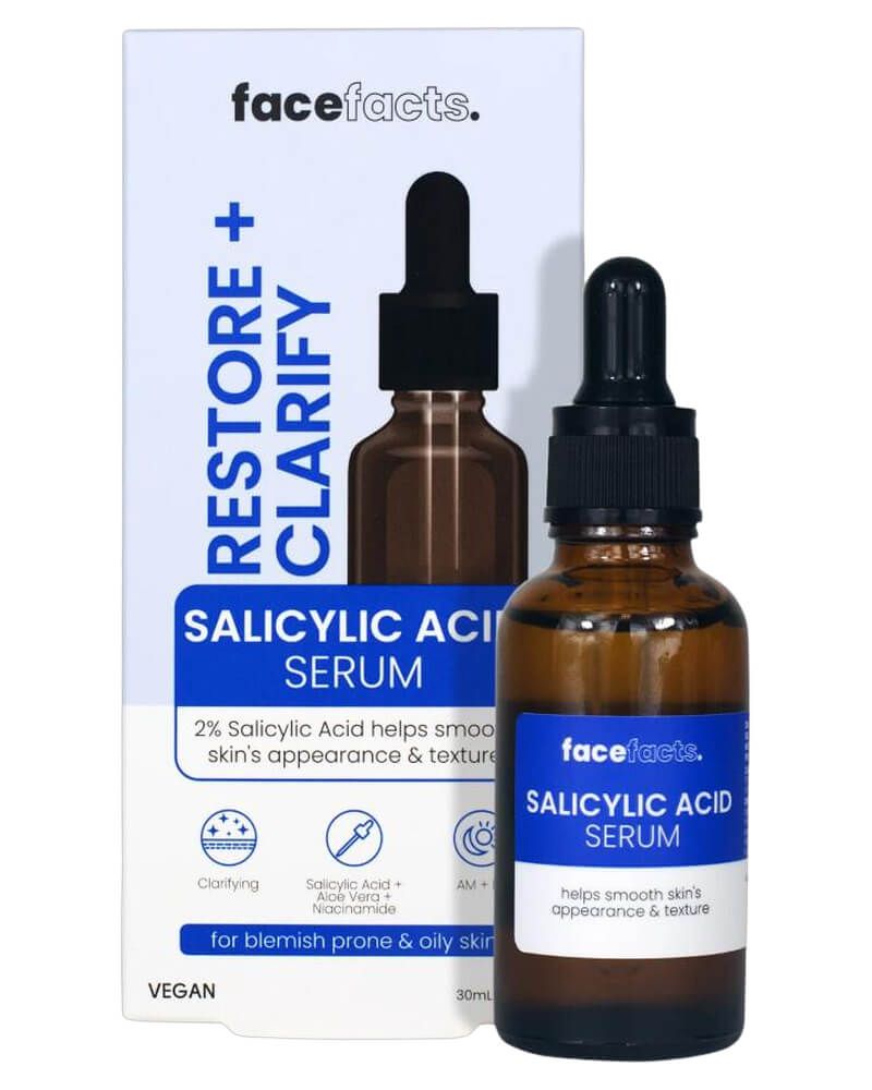 Face Facts Restore + Clarify Salicylic Acid Facial Serum 30 ml