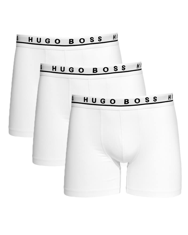 Boss Hugo Boss 3-pack Boxer Brief White - Storlek S   3 stk.