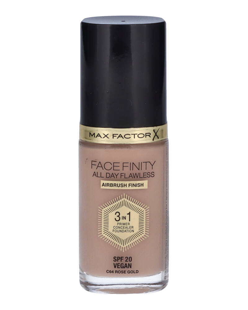 Max Factor Face Finity All Day Flawless 3-in-1 Foundation - C64 Rose Gold 30 ml