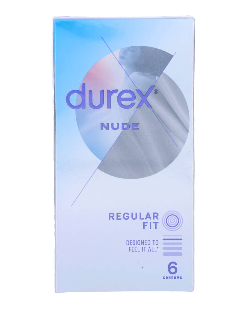 Durex Kondomer Nude   6 stk.
