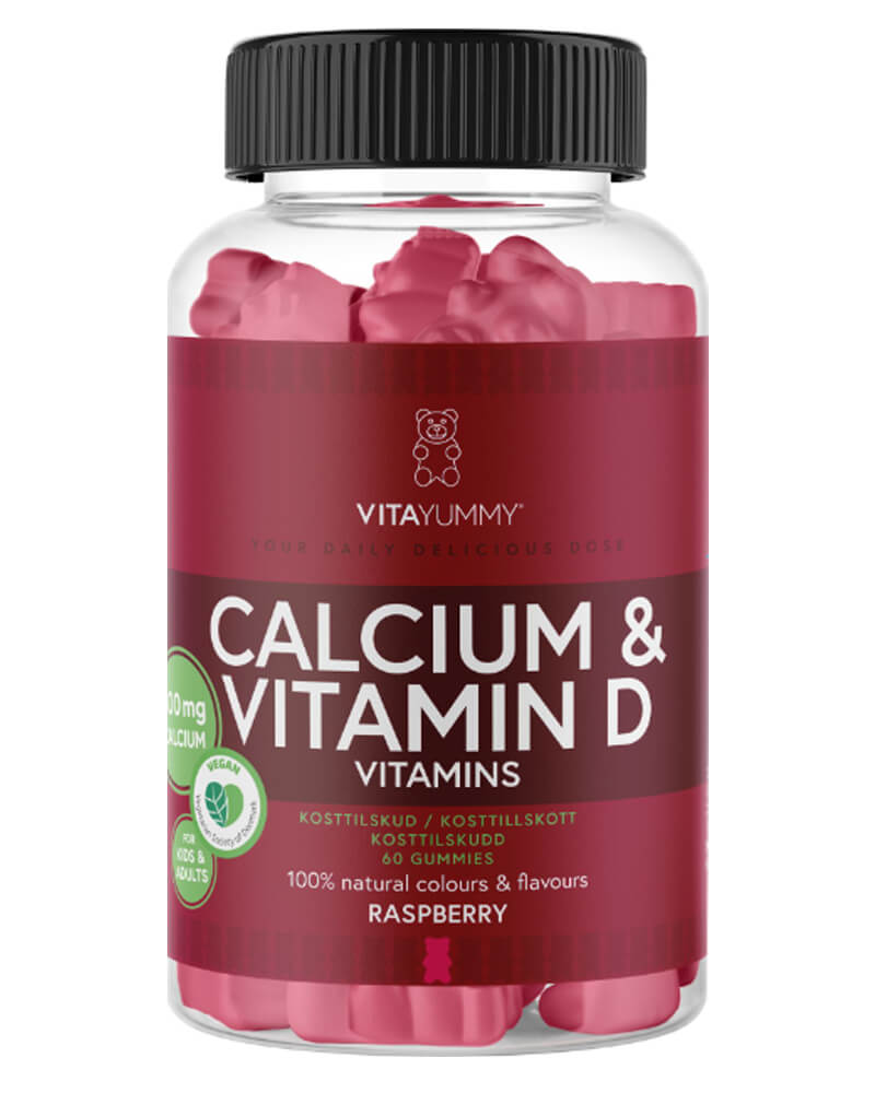 VitaYummy Calcium & Vitamin D Raspberry Gummies   60 stk.