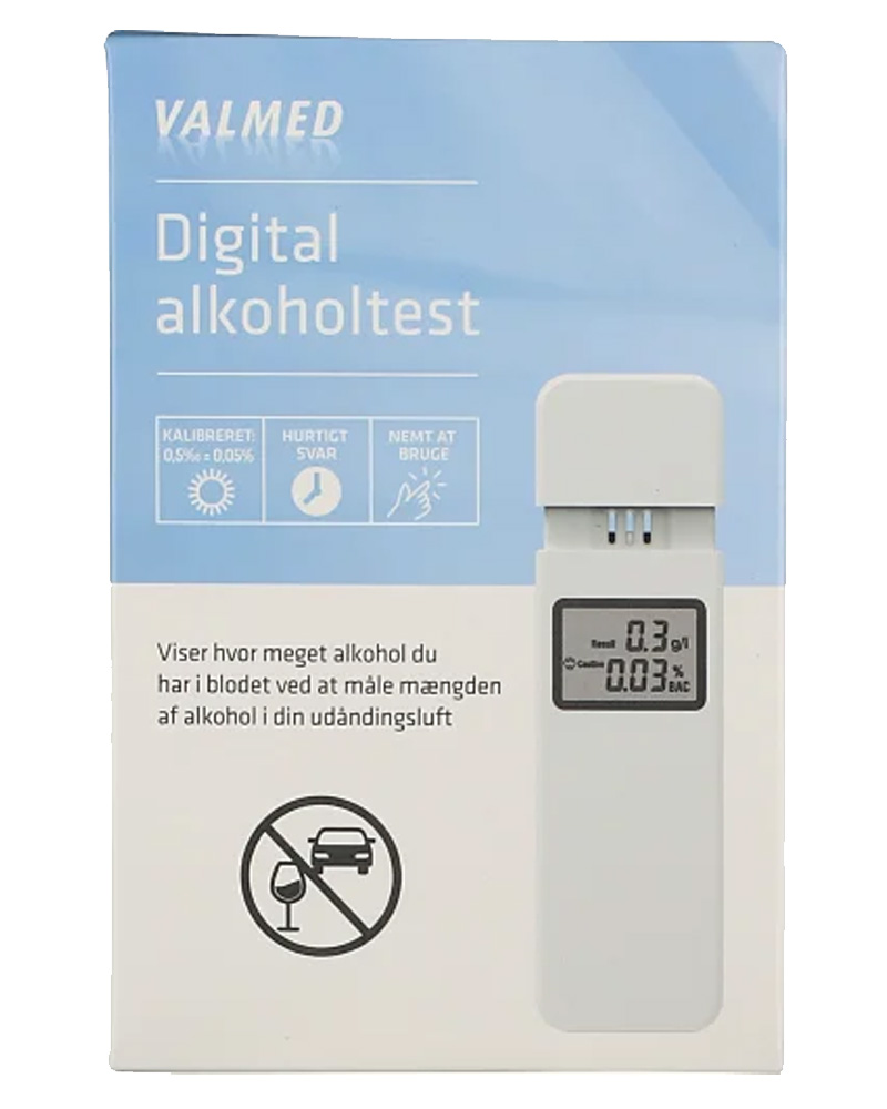 Valmed Digital Alkoholtest 1 stk.   1 stk.