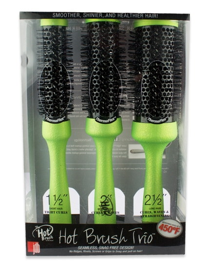 Hot Brush Trio Kit Green (U)