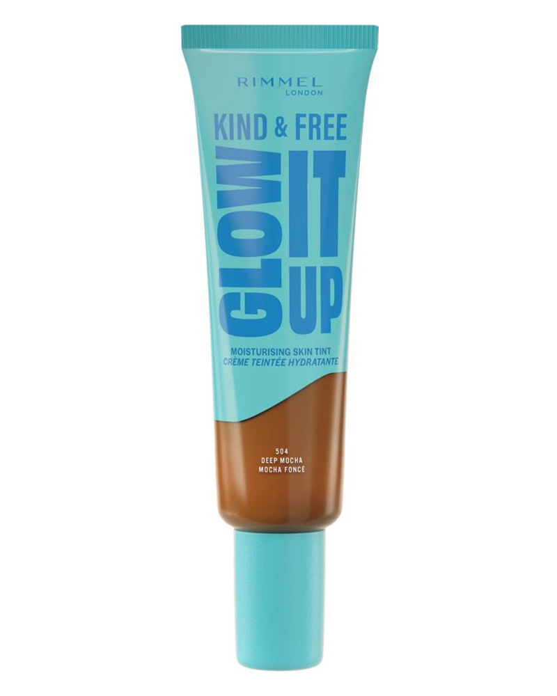 Rimmel London Kind & Free Glow It Up Moisturising Skin Tint 504 Deep Mocha 30 ml
