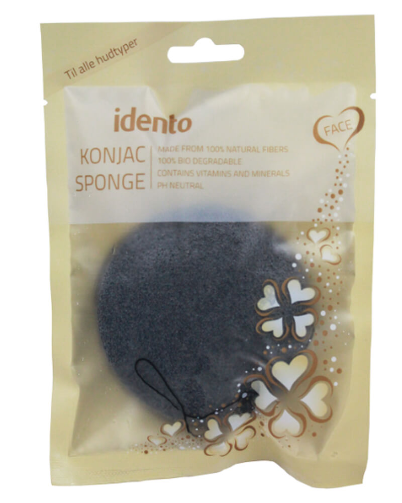 Idento Konjac Svamp Grå 100% Natural Fibers