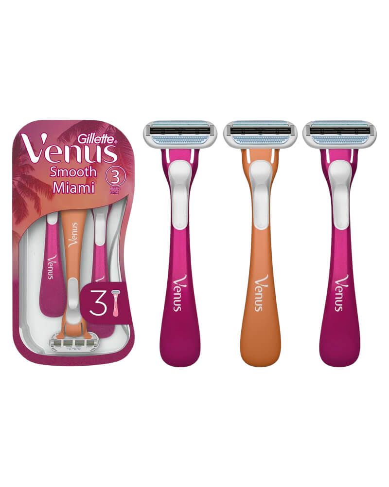Gillette Venus Smooth Miami Disposable Razors 3 stk.
