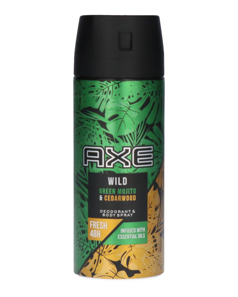 Axe Wild Green Mojito & Cedarwood Deodorant & Bodyspray 48H Fresh 150 ml