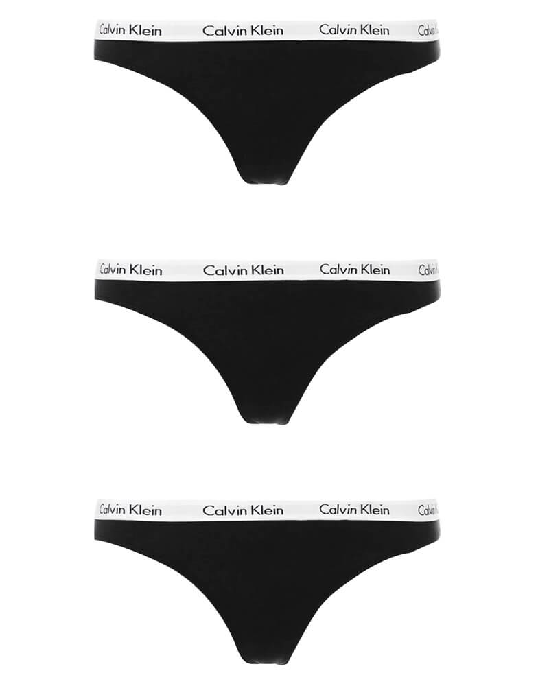Calvin Klein Thongs 3-pack – XS