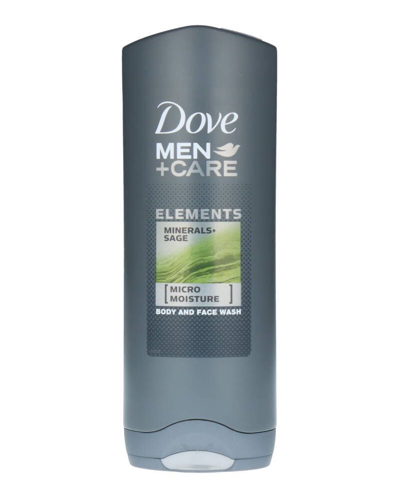 Dove Men+Care Elements Minerals+Sage Micro Moisture Body And Face Wash 250 ml