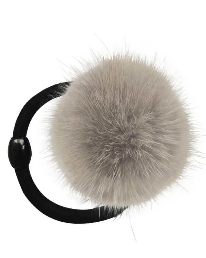Everneed Ziggi Pure – Fur hair band Grey
