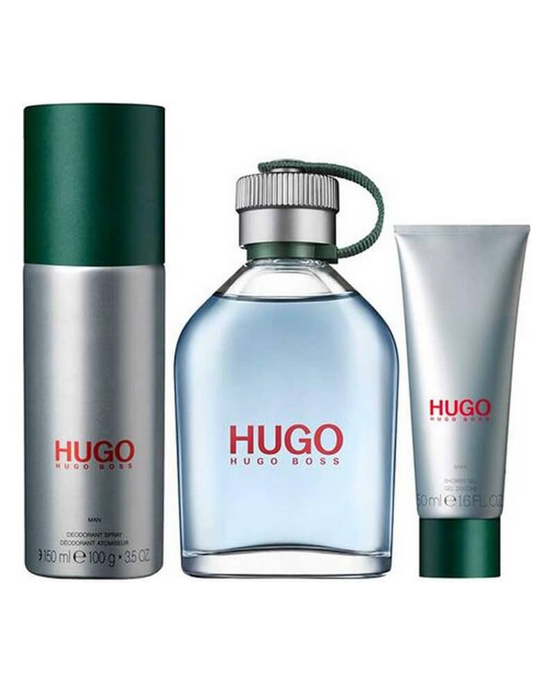 Hugo Boss Green Giftset (EDT 125 + Deo Spray 150 ml + Shower gel 50 ml) 125 ml