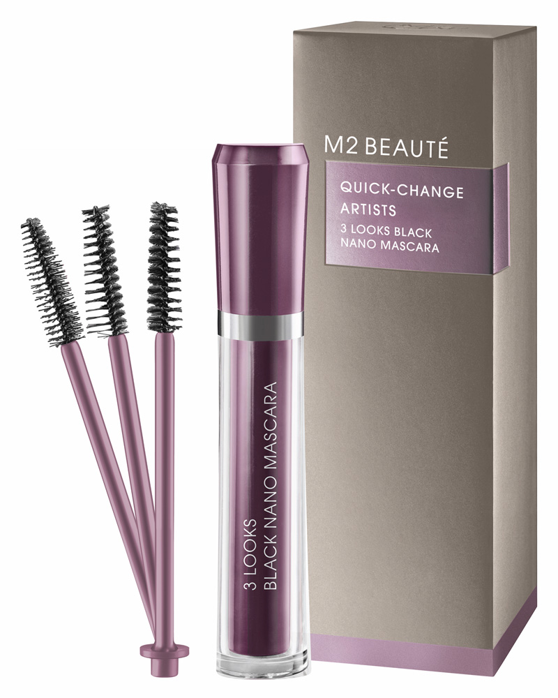 M2 Beauté Quick-Change Artists 3 Looks Black Nano Mascara (U) 6 ml