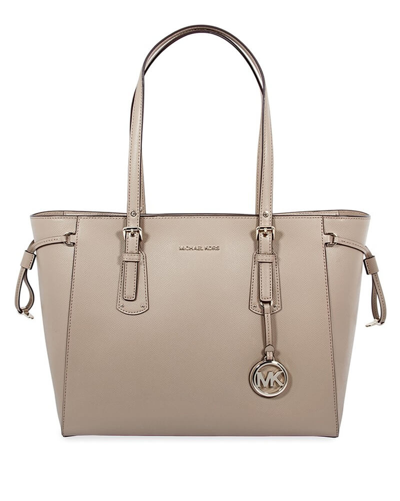 Michael Kors Voyager Medium Leather Tote - Truffle