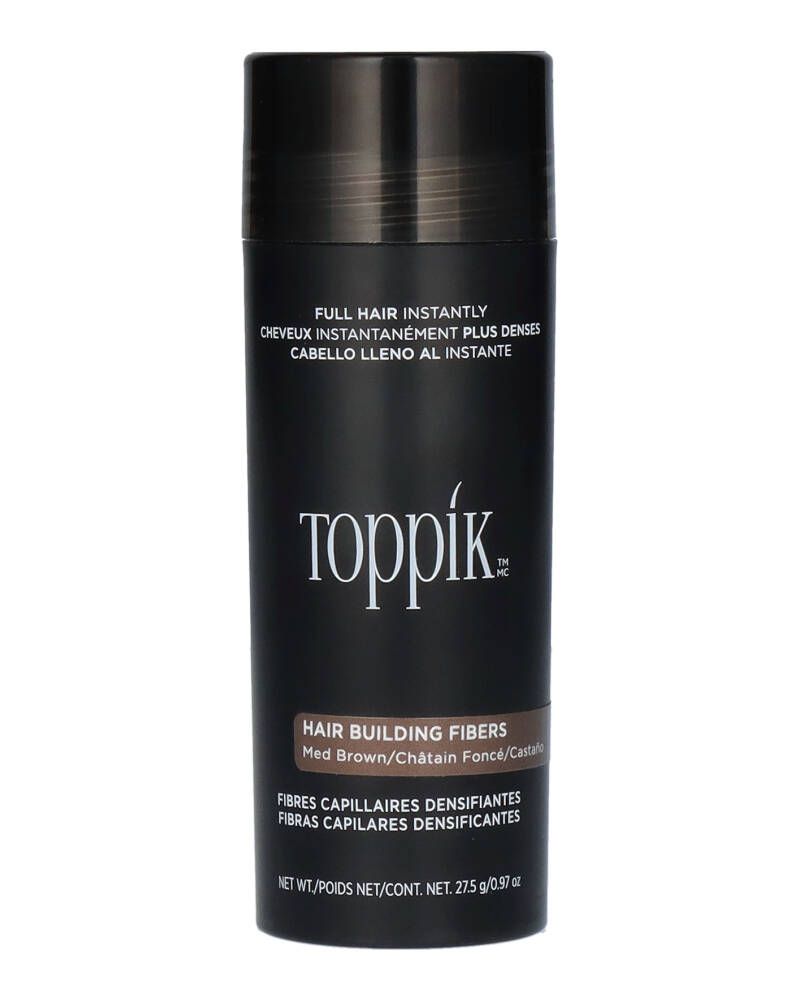 Toppik Hair Building Fibers – Med Brown 27 g