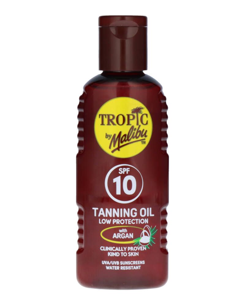Tropic By Malibu Tanning Oil With Argan SPF 10 100 ml