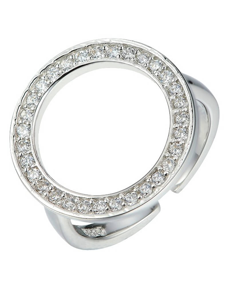 Everneed Bella – Silver with clear zirconia