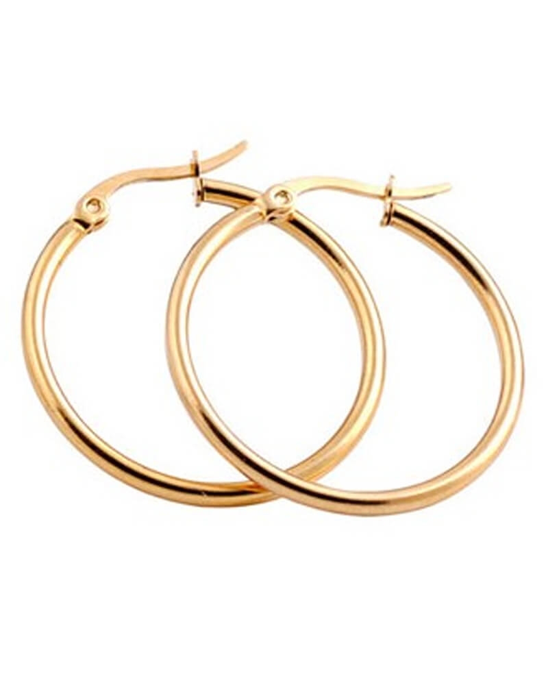 Everneed Mille – Gold Hoop Earrings Small