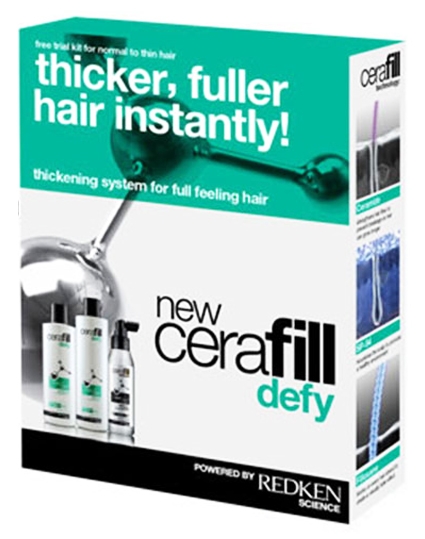 Redken Cerafill Defy Sæt - Normalt/Tyndt hår (Grøn) (U)