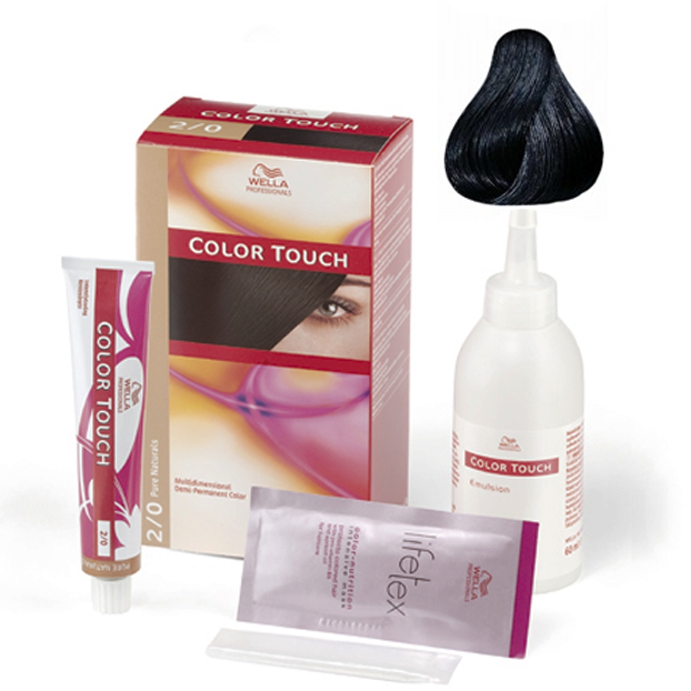 Wella Color Touch Pure Naturals Kit 2/0 (Hjemmefarver)