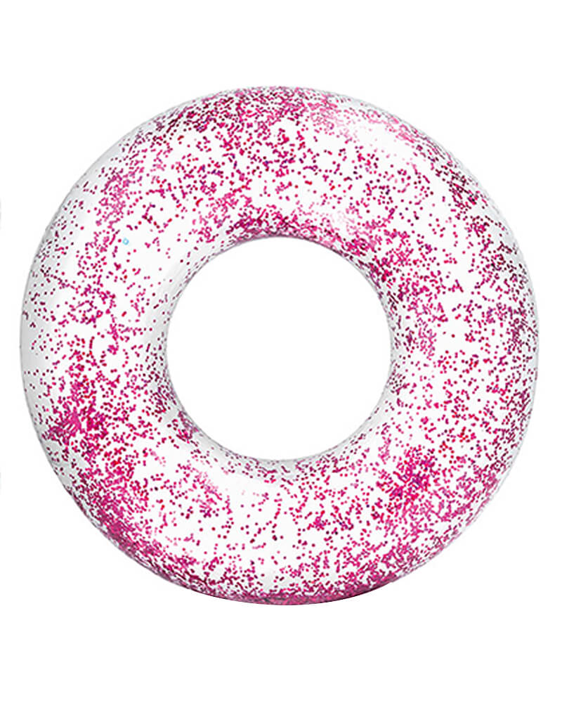 Produktfoto för Intex Transparant Pink Glitter Tube