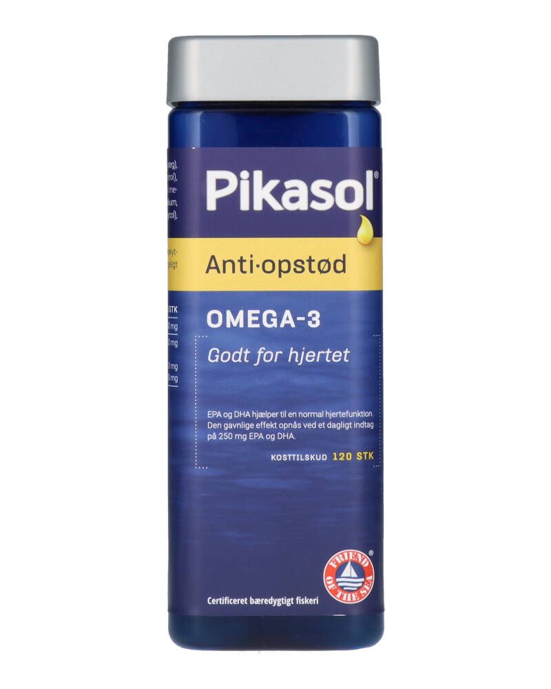 Pikasol Anti-Uppstötningar Omega-3   120 stk.