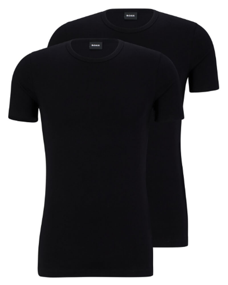 Hugo Boss T-Shirt Modern Crew Neck Slim Fit Small   2 stk.