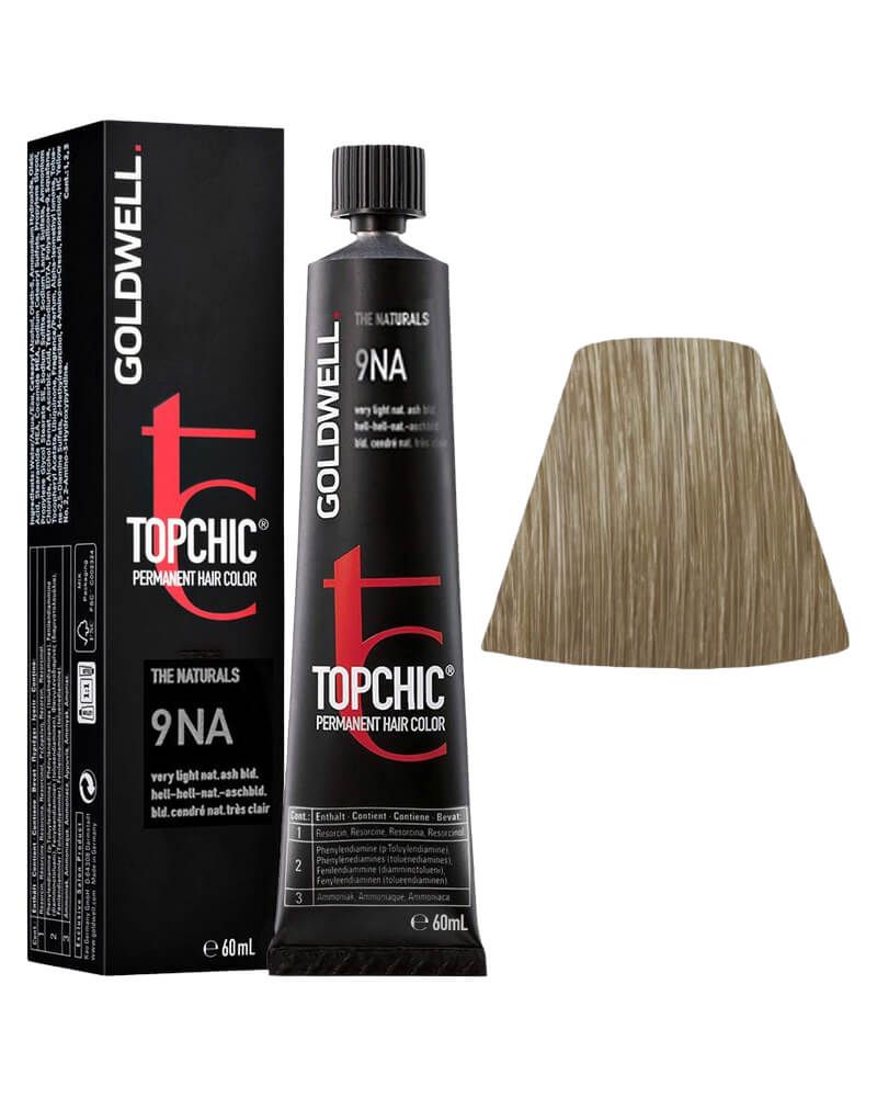 Goldwell Topchic Permanent Hair Color 9NA Very Light Natural Ash Blonde 60 ml