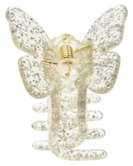 Pico Small Butterfly Claw Silver Glitter