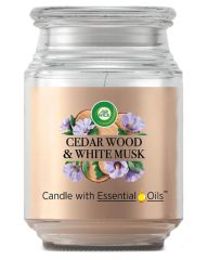 Air Wick Cedar Wood & White Musk Candle