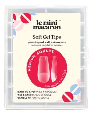 Le Mini Macaron Soft Gel Tips Medium Square