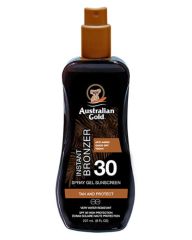 Australian Gold Instant Bronzer Spray Gel Sunscreen SPF 30 (F)