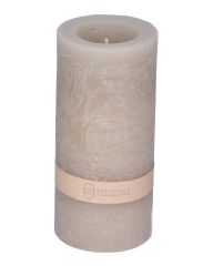 Excellent Houseware Pillar Candle Grey