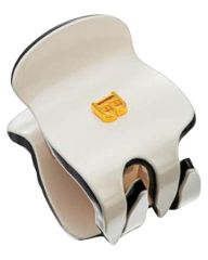 Balmain Hair Clip White/Black