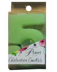 Price's Celebration Candles Number 5