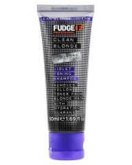 Fudge Clean Blonde Violet-Toning Shampoo (U) 50 ml