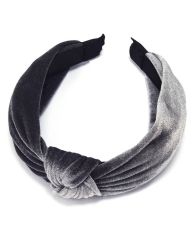 Everneed Carla Velour Hårbøjle Grey 