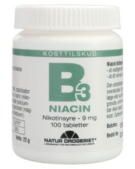 Natur Drogeriet B3 Niacin (Nicotinic acid)