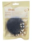 Idento Konjac Svamp - Circular - Bamboo Charcoal (Sort) 