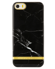 Richmond And Finch Black Marble Glossy - Gold iPhone 5/5S/SE Cover 