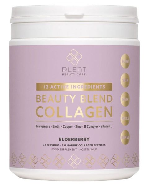 Plent Beauty Blend Collagen â Elderberry Plent Beauty Blend Collagen â Elderberry