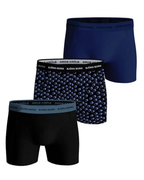 Björn Borg Essential 3-pack Cotton Stretch Shorts - Size XL