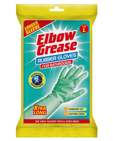 Elbow Grease Aqua Anti-Bac Bathroom Cleaning Gloves