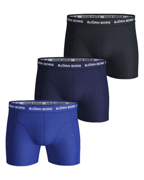 Björn Borg Essential 3-pack Cotton Stretch Shorts - Size S