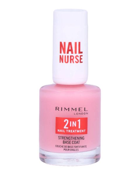 Rimmel London 2 In 1 Nail Treatment Strengthening Base Coat