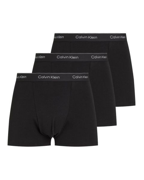 Calvin Klein Icon Cotton Stretch Relaxed Fit Trunks 3-Pack Sort XS