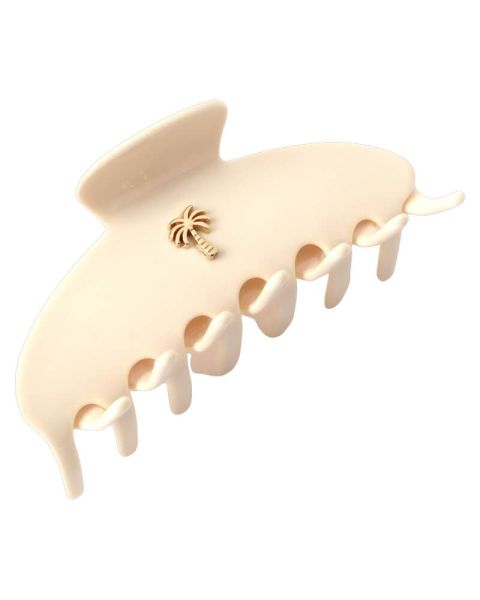 Fan Palm Hair Clips Ivory